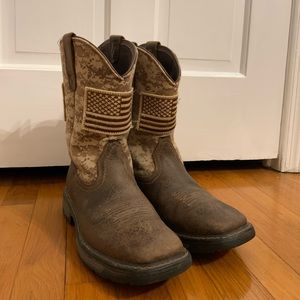 Ariat Mens 9EE WorkHog Patriot Work Boot